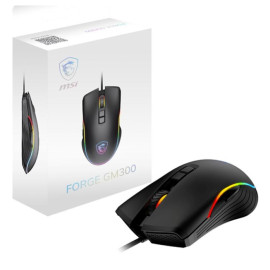 Souris MSI FORGE GM300 souris Jouer Droitier USB Type-A Optique 7200 DPI (S12-0402300-HH9)