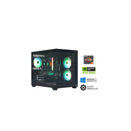 PC de bureau LYRA-415AS AMD Ryzen 5/16G/1T/GeForce RTX5050/Windows version d'essai